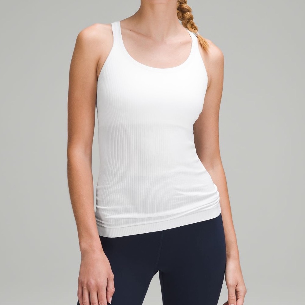 Lululemon Ebb to Street Tank White Size 8